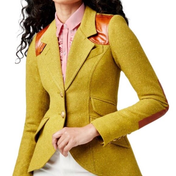 SMYTHE Wool Hunting Blazer size 4, pristine $700 - Picture 1 of 5